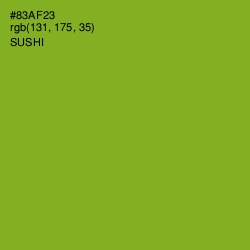 #83AF23 - Sushi Color Image