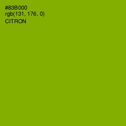#83B000 - Citron Color Image