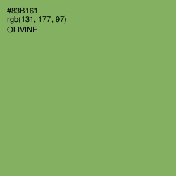 #83B161 - Olivine Color Image