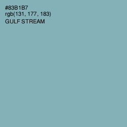 #83B1B7 - Gulf Stream Color Image
