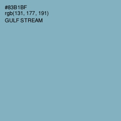 #83B1BF - Gulf Stream Color Image