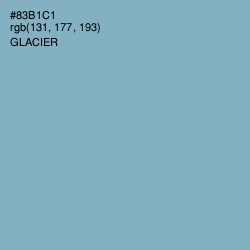 #83B1C1 - Glacier Color Image