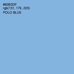 #83B3DF - Polo Blue Color Image