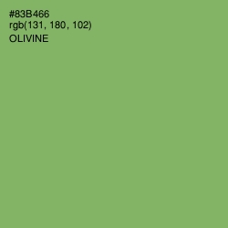 #83B466 - Olivine Color Image