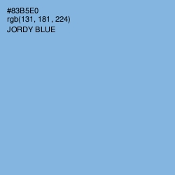 #83B5E0 - Jordy Blue Color Image