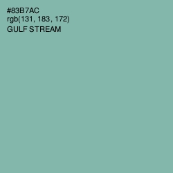 #83B7AC - Gulf Stream Color Image