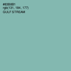 #83B8B1 - Gulf Stream Color Image