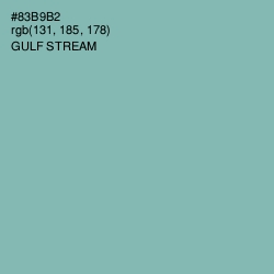 #83B9B2 - Gulf Stream Color Image