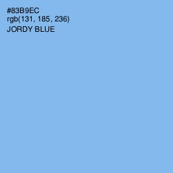 #83B9EC - Jordy Blue Color Image