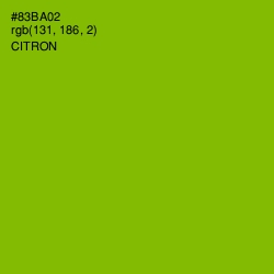 #83BA02 - Citron Color Image