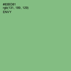 #83BD81 - Envy Color Image