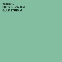 #83BEA0 - Gulf Stream Color Image