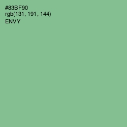#83BF90 - Envy Color Image