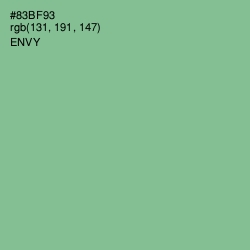 #83BF93 - Envy Color Image