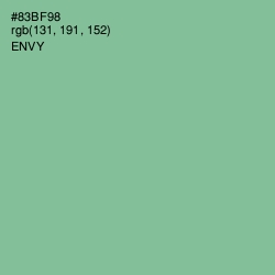 #83BF98 - Envy Color Image