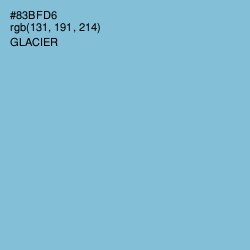 #83BFD6 - Glacier Color Image