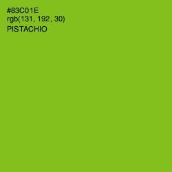 #83C01E - Pistachio Color Image
