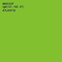 #83C02F - Atlantis Color Image