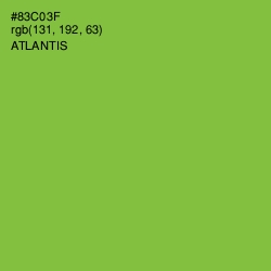 #83C03F - Atlantis Color Image