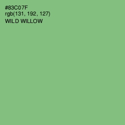#83C07F - Wild Willow Color Image