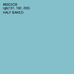 #83C0CB - Half Baked Color Image