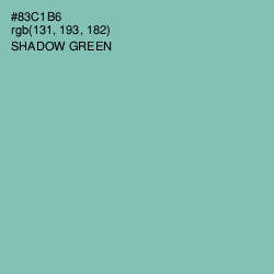 #83C1B6 - Shadow Green Color Image