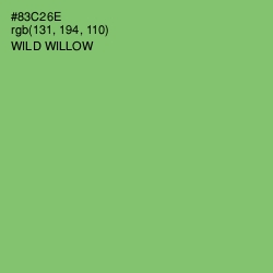 #83C26E - Wild Willow Color Image