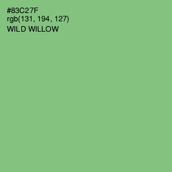 #83C27F - Wild Willow Color Image