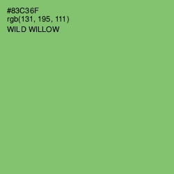 #83C36F - Wild Willow Color Image