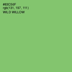 #83C56F - Wild Willow Color Image