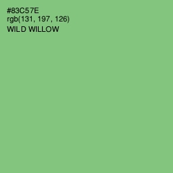#83C57E - Wild Willow Color Image