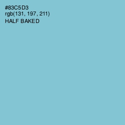 #83C5D3 - Half Baked Color Image