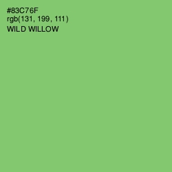 #83C76F - Wild Willow Color Image