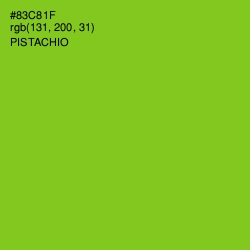 #83C81F - Pistachio Color Image