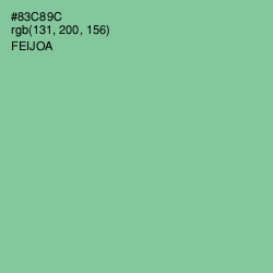 #83C89C - Feijoa Color Image