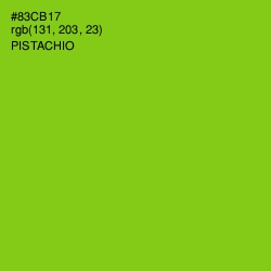 #83CB17 - Pistachio Color Image