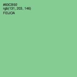 #83CB92 - Feijoa Color Image