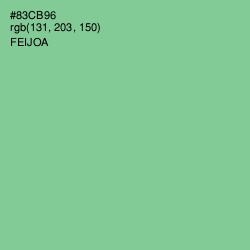 #83CB96 - Feijoa Color Image