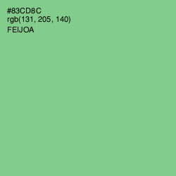 #83CD8C - Feijoa Color Image