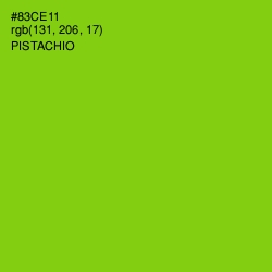 #83CE11 - Pistachio Color Image