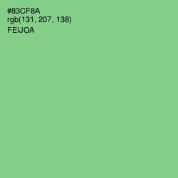 #83CF8A - Feijoa Color Image