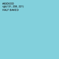 #83D0DD - Half Baked Color Image