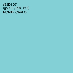 #83D1D7 - Monte Carlo Color Image