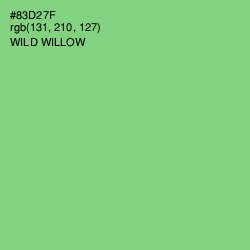 #83D27F - Wild Willow Color Image