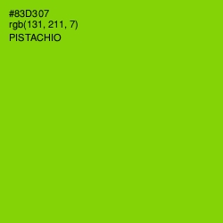 #83D307 - Pistachio Color Image