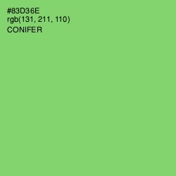 #83D36E - Conifer Color Image