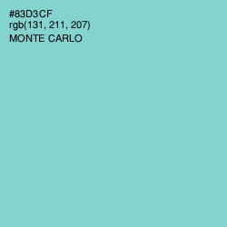 #83D3CF - Monte Carlo Color Image