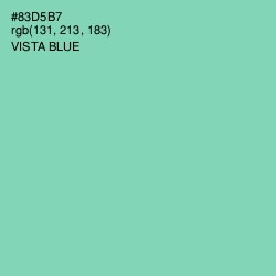 #83D5B7 - Vista Blue Color Image