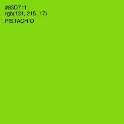 #83D711 - Pistachio Color Image