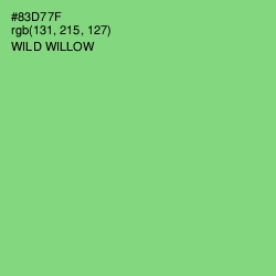 #83D77F - Wild Willow Color Image